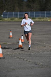 GB Marathon runner Lily Partridge at RunThrough Leicestershire Half Marathon